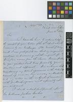 Letter from H.A. Churchill to Sir William Jackson Hooker; from Camp near Tehran, [Iran]; 10 June 1854; four page letter comprising four images; folio 61