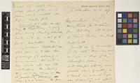 Letter from J.F.[John Firminger] Duthie to Sir William Thiselton-Dyer; from Botanical Department, Northern India, Saharanpur, [India]; 30 Oct 1887; six page letter comprising four images; folios 146 – 147 SPR
