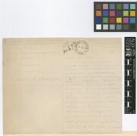 Letter from Maurice F. Blanford to Daniel Morris; from Farm Hill, Hagley Gap, P.O., Jamaica; 25 Jun 1892; four page letter comprising two images; folio 14