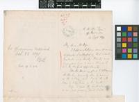Letter from H.A.[Sir Henry Alfred] Alford Nicholls to Sir William Thiselton-Dyer; from RMS [Royal Mail Steamship] 'Tyne', off Redonda; 21 Sep 1891; three page letter comprising two images; folio 385