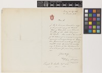 Letter from T.C.[Tomás Cipriano] de Mosquera to Sir Joseph Dalton Hooker; from 58 Lancaster Gate, London, [England]; 15 Feb 1866; one page letter comprising one image; folio 234