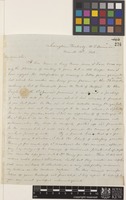 Letter from C.W.[Charles Wilkins] Short to Sir William Jackson Hooker; from Lexington, Kentucky, [United States of America]; 13 Mar 1838; four page letter comprising four images; folio 143