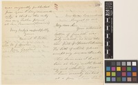 Letter from Daniel C.[Cady] Eaton to Sir William Jackson Hooker; from New Haven, Connecticut, [United States of America]; 28 Aug 1858; four page letter comprising two images; folio 100
