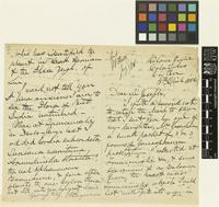 Letter from W.[William] Ferguson to Sir Joseph Dalton Hooker; from Kelvin Grove, Colombo, Ceylon [Sri Lanka]; 13 Apr 1886; four page letter comprising two images; folio 110