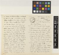 Letter from Augustine Henry to Sir William Thiselton-Dyer; care of Customs, Szemao [Simao, China] par Laokai, Tongking [Lao Cai, Tonkin, Vietnam]; 19 Aug 1899; eleven page letter comprising six images; folios 749 - 751