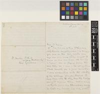Letter from Ms Marianne North to Sir Joseph Dalton Hooker; from 'between Japan and China'; 18 Jan c.1875; four page letter comprising two images; folio 842
