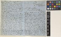 Letter from R.[Robert] Jamie to Sir Joseph Dalton Hooker; from Singapore; 11 Sep 1875; five page letter comprising three images; folios 490 and 489