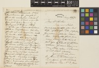 Letter from I.A.[Isaac Anderson] Henry to Sir Joseph Dalton Hooker; from Hay Lodge, Trinity, Edinburgh, [Scotland]; 22 Jan 1873; three page letter comprising two images; folio 150