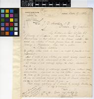 Letter from Robert Faber to Sir Joseph Dalto Hooker; from London; 19 Nov 1886; one page letter comprising one image; folio 37
