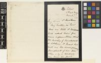 Letter from [Mrs] E. Anderson to Sir Joseph Dalton Hooker; from 6 Royal Terrace, Edinburgh, [Scotland]; 7 Mar [1871]; two page letter comprising two images; folio 17
