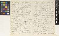 Letter from D.[Dietrich] Brandis to Sir Joseph Dalton Hooker; from Dehra, [India]; 24 Dec 1874; ten page letter comprising six images; folios 111 - 113