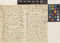 Letter from C.V.[Charles Vandeleur] Creagh to Sir William Thiselton-Dyer; from Montrose, Worthing Road, Southsea, [England]; 15 Aug 1895; five page letter comprising three images; folio 4