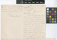 Letter from T.M. Savage English to Sir Arthur William Hill; from Ardkeen, Grand Cayman, B.W.I.[British West Indies]; 26 Dec 1911; three page letter comprising two images; folio 303