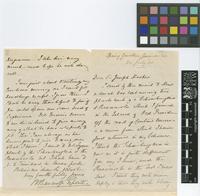Letter from W.[William] Bancroft Espeut to Sir Joseph Dalton Hooker; from Spring Garden, Jamaica; 20 July 1880; four page letter comprising two images; folio 84