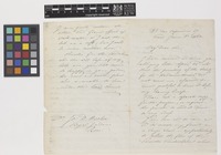Letter from Anthoine [Augustus M. Anthony] de Gogorza to Sir Joseph Dalton Hooker; from 37 Boulevard des Capucines, Paris, [France]; 2 June 1863; four page letter comprising two images; folio 20