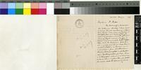 Letter from Peter MacOwan to Sir William Thiselton-Dyer; from Capetown, South Africa; 4 May 1887; two page letter comprising two images; folio 1157