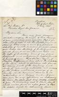 Letter from Henry Hutton to Sir William Jackson Hooker; from Bedford, Cape of Good Hope; 5 July 1865; Two page letter comprising of two images; folio 152