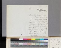 Two page letter from H.H. Johnston to J.D. Hooker; 15 Feb [1884]; folios 90-90a.