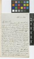 Letter from A.M.[Anna Maria] Walker to Sir William Jackson Hooker; from [Colombo, Sri Lanka ex-Ceylon]; 15 Nov 1834; four page letter comprising three images; folio 130