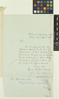 Letter from George [Thomas Michael] O'Brien to Sir Joseph Dalton Hooker; from Colombo [Sri Lanka ex-Ceylon]; 6 Apr 1882; two page letter comprising two images; folio 189