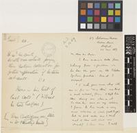 Letter from Augustine Henry to Sir William Thiselton-Dyer; from 29 Laburnum Terrace, Antrim Road, Belfast; 29 Nov 1889; three page letter comprising two images; folio 639