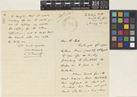 Letter from C.K.[Claude Keith] Bancroft to Sir Arthur William Hill; from Petaling Hill, Kuala Lumpur; 26 Jan 1911; four page letter comprising two images; folio 222