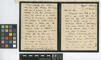 Letter from M.T.[Morley Thomas] Dawe to Sir Arthur William Hill; from Bogotá Colombia; 15 Mar 1917; four page letter comprising two images; folio 204