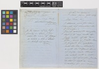 Letter from Anthoine [Augustus M. Anthony] de Gogorza; from 37 Boulevard des Capucines, Paris, [France]; 17 June 1863; four page letter comprising two images; folio 21
