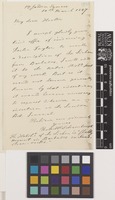 Letter from Robert H.[Hermann] Schomburgk to Sir Joseph Dalton Hooker; from 19 Golden Square, [England]; 10 Mar 1847; one page letter comprising one image; folio 294