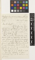 Letter from C.C.[Charles Christopher] Parry to Sir Joseph Dalton Hooker; from Ferndale, Cromwell Road, St Andrews, Bristol, [England]; 24 June 1884; two page letter comprising two images; folio 601
