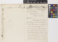 Letter from Frederick Watts to Sir Joseph Dalton Hooker; from Department of Agriculture, Washington, D.C., [United States of America]; 22 Dec 1871; three page letter comprising three images; folio 1237