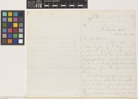 Letter from Mrs R.M.[Rebecca Merritt] Austin to Sir Joseph Dalton Hooker; from Prattville, California, [United States of America]; 20 Dec 1879; three page letter comprising two images; folio 10
