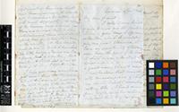 Letter from William Henry Harvey to Sit William Jackson Hooker; from Limerick; 4 Jan 1843; four page letter comprising two images; folio 116