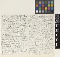 Letter from A.H.[Arthur Hedding] Hildebrand to Sir William Thiselton-Dyer; from Fort Stedman, Burma; 8 Oct 1893; six page letter comprising four images; folios 92 – 93 Burma