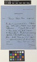 RBGK Memorandum from Daniel Oliver; 2 Feb[?] 1884; one page memorandum comprising one image; folio 157