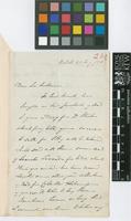 Letter from J.F.[John Forbes] Royle to Sir William Jackson Hooker; from 'E.I.H.' [East India House]; 25 May 1853; two page letter comprising two images; folio 260