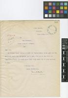 Letter from James H. Hunter to Sir David Prain; from 1, The Beacon, Exmouth [England]; 29 Sep 1913; one page letter comprising one image; folio 312