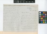 Letter from William Munro to Sir Joseph Dalton Hooker; from Queen's House, Barbados; 20 Mar 1875; six page letter comprising four images; folios 113 - 114