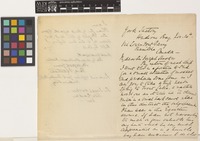 Letter from Percy Mathews to Sir Joseph Dalton Hooker; from York Factory, Hudson's Bay, via Lower Fort Garry, Manitoba, Canada; 20 Nov c.1880 ; two page letter comprising two images; folio 302