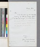 Letter form T. V. Jister (?) of the Foreign Office to the Secretary, Royal Gardens, Kew; 16 June 1884; folio 103.