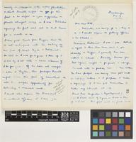 Letter from F.A.[Frank Arthur] Stockdale to Sir Arthur William Hill; from Peradeniya, [Sri Lanka ex-Ceylon]; 7 July 1919; six page letter comprising four images; folios 95 - 96