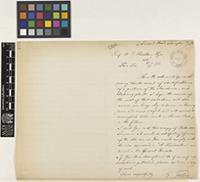Letter from E.[Ernst] Faber to Sir William Thiselton-Dyer; from 3 Seaward Road, Shanghai, [China]; 11 Mar 1892; one page letter comprising one image; folio 179