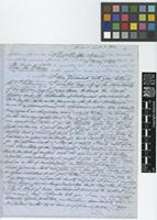 Letter from Edmund Scott Barber, Resident Director of the Eastern Archipelago Company, to Sir William Jackson Hooker; from Port Raffles, Labuan, [Malaysia]; 16 May 1854; two page letter comprising two images; folio 6