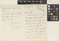 Letter from J.S.[James Sykes] Gamble to Sir David Prain; from Highfield, East Liss, Hants [Hampshire, England]; 28 June 1910; four page letter comprising two images; folio 283