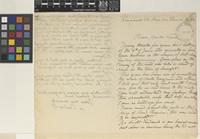 Letter from L. Cardon to Sir David Prain; from Rengarih P.O. Biru via Ranchi, [India]; 9 July 1908; two page letter comprising two images; folio 14