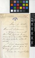 Letter from Shaftesbury to Sir William Jackson Hooker; from 24 Grosvenor Square; 9 Nov 1858; two page letter comprising two images; folio 527