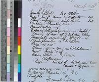 List of plants sent to Kew by Kirk;1884; folio 91.