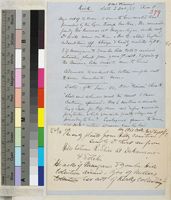 Note regarding Kirk's collection from the River Shire, Zambesi Expedition; 1861; folio 279a