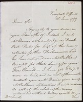 Alexander Macleay, Transport Office, [London], to James Edward Smith