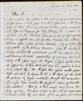 Mr Wattenbach, London, to James Edward Smith